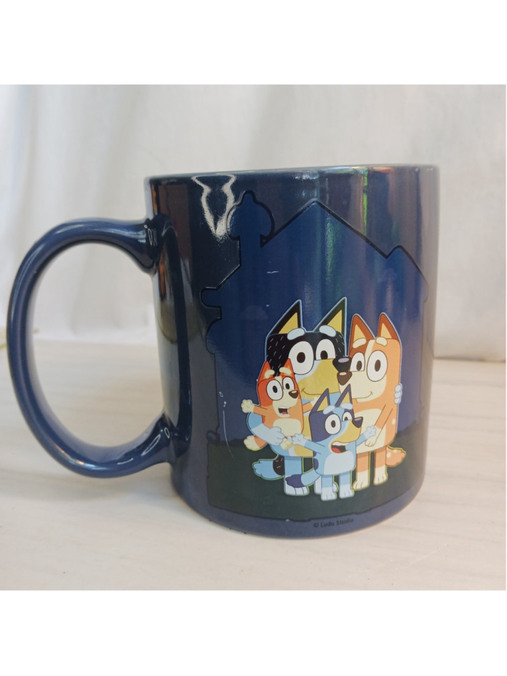Zak Designs Bluey Color Changing Mug Large 16 Oz Navy